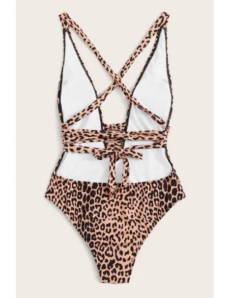 Costum de baie intreg cu decolteu adanc - GlamGirl 115