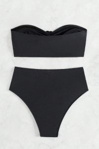 Costum de baie din doua piese, cu sutien stil bustiera - GlamGirl 141 2