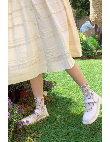 Sosete fine din tulle