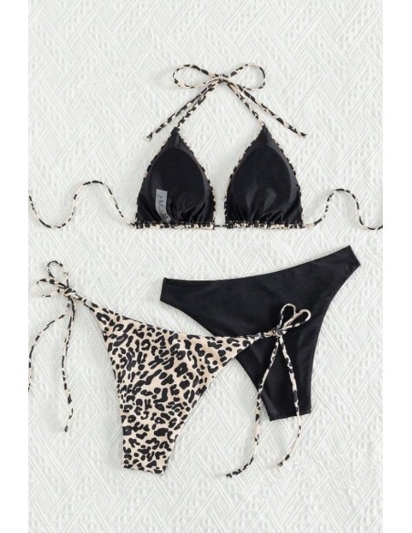 Costum de baie din 3 piese, animal print - GlamGirl 132
