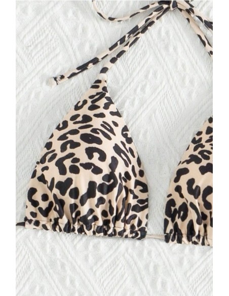 Costum de baie din 3 piese, animal print - GlamGirl 132