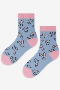 Sosete de dama, din bumbac cu model iepuras - Marilyn Bunny