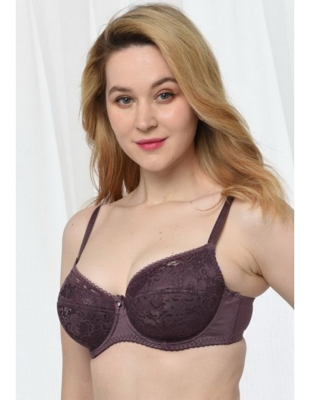 Sutien cu burete subtire si dantela - Lanny 11730