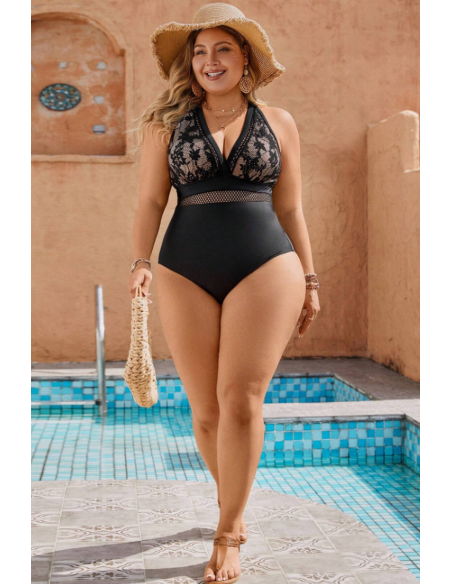Costum de baie intreg, cu dantela - GlamGirl 145