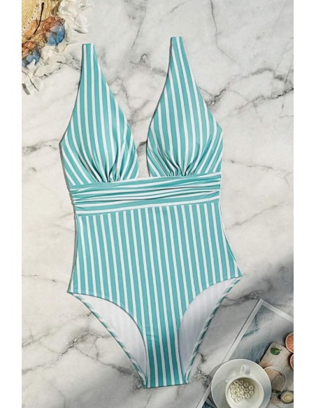 Costum de baie intreg in dungi - GlamGirl 106