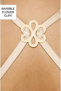 Clips bretele sutien - Glam Flower