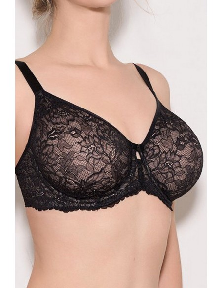 Sutien din tulle si dantela fara burete Lanny