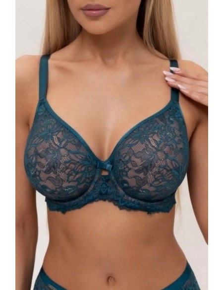 Sutien din tulle si dantela fara burete Lanny - 11217 X