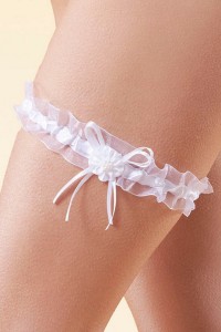 Jartiera din tull alb - Julimex PW13 Bunos Aires X