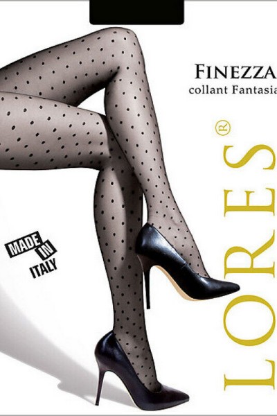 Ciorapi fini cu elastan,model cu puncte.