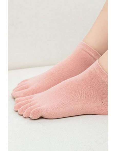 Sosete scurte cu degete in culori pastel