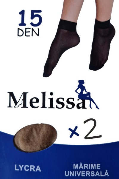Sosete fine scurte cu elastan - Melissa