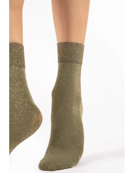 Sosete opace, 1/4 cu fir stralucitor