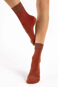 Sosete opace cu fir stralucitor 2