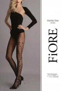 Ciorapi 20 den cu model - Fiore Vanity Star