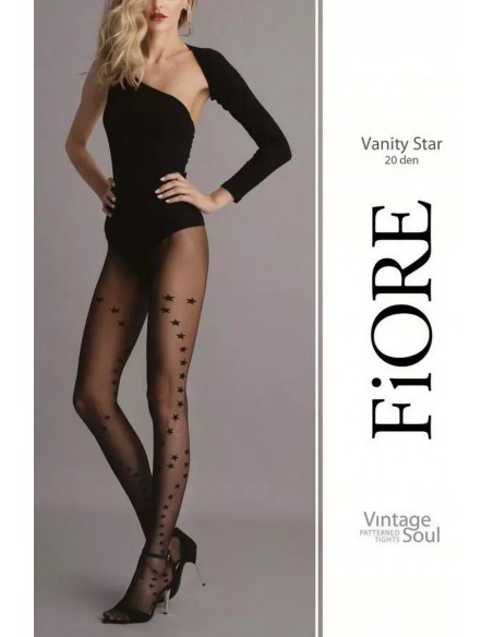 Ciorapi 20 den cu model - Fiore Vanity Star