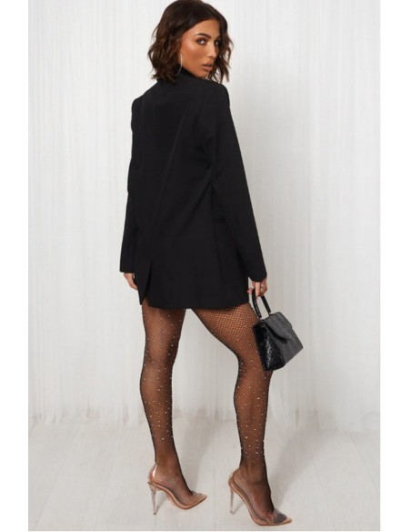 Ciorapi plasa mica cu pietricele - Glam Girl