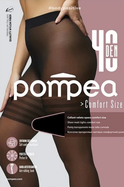 Pompea Comfort Size ciorapi dama 40 den