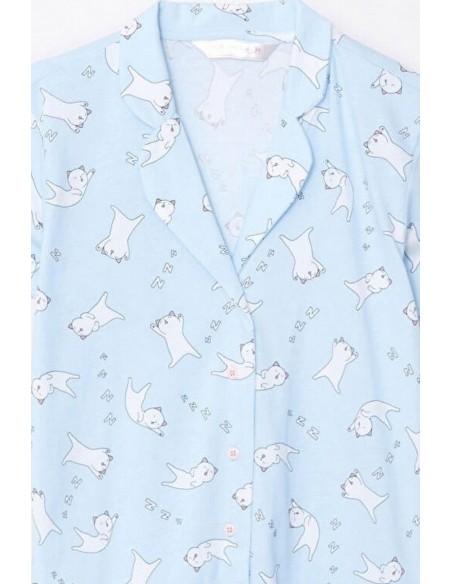 pijama bleu