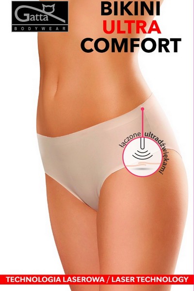 Chiloti clasici fara cusaturi-  Gattta bikini ultra comfort