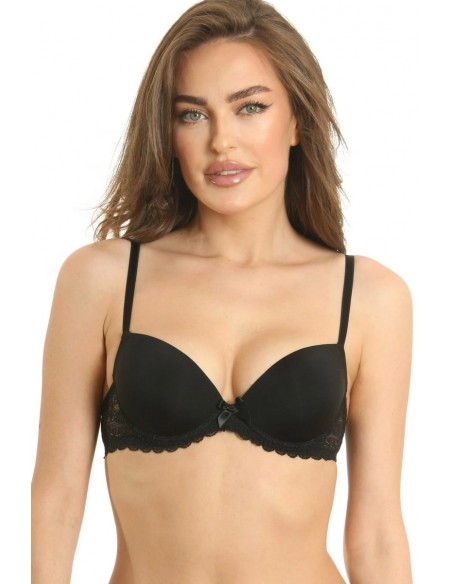 Sutien Piera cu push-up si dantela  Catrina R0888