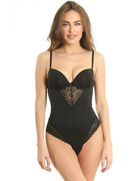 Body Piera cu push-up si dantela - Catrina B0035