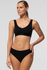 Bustiera din microfibra cu bretele late - Pompea Seamless Brassiere