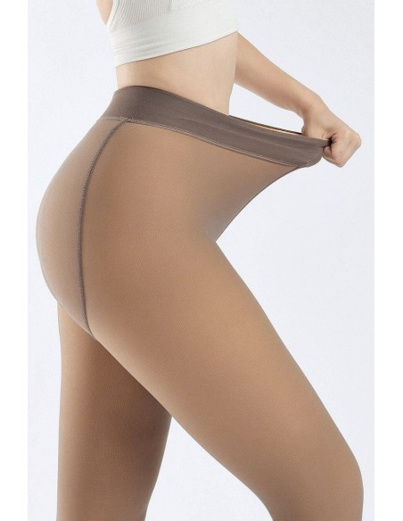 Colanti termici ce imita piciorul gol, flausati