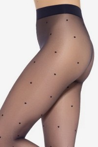 Ciorapi 20 den cu model puncte negre - Gatta Dotsy 03 2