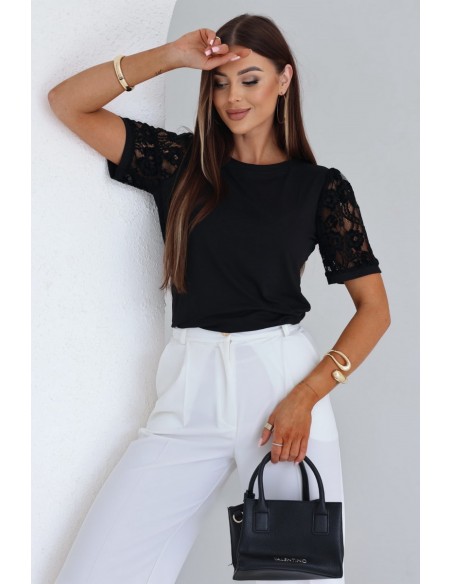 bluza maneca dantela