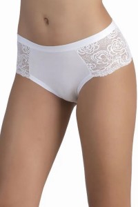 Chilot classic din bumbac cu dantela - Mansue 221/046