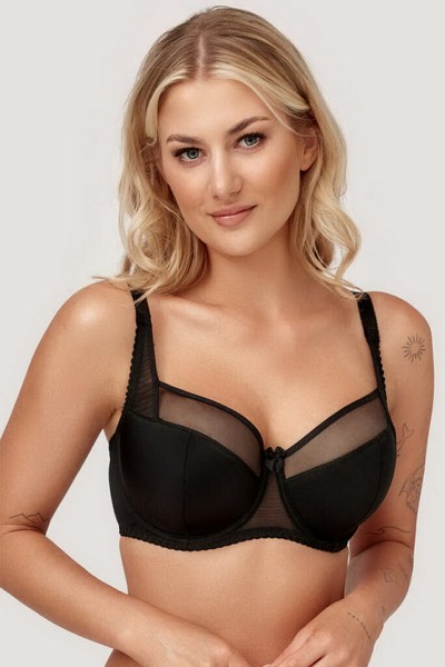 Sutien cu burete subtire si tulle - Nikola Azal