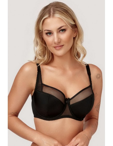 Sutien cu burete subtire si tulle - Nikola Azal