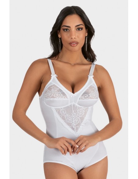 Body modelator cu insertii din dantela - Charme 1801