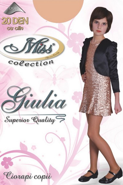 Ciorapi 20 den cu elastan pentru copii - Miss Giulia