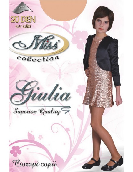 Ciorapi 20 den cu elastan pentru copii - Miss Giulia