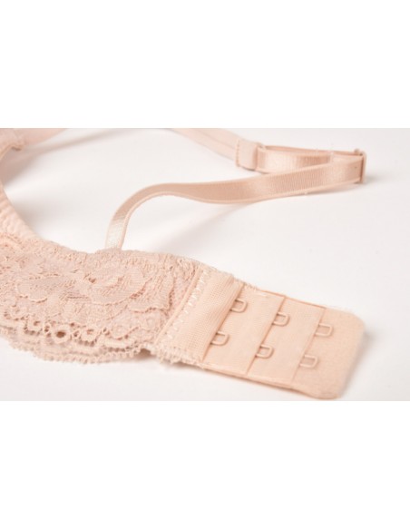 Sutien de tip balconet din bumbac elastic si dantela - Love and Bra Lole