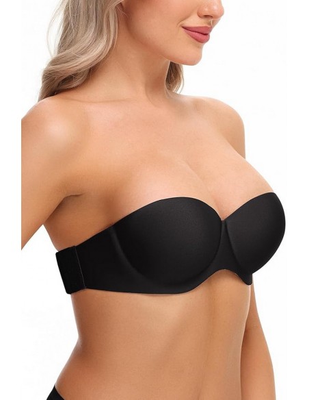 Sutien invizibil din microfibra, cu push-up, fara bretele - Amanda