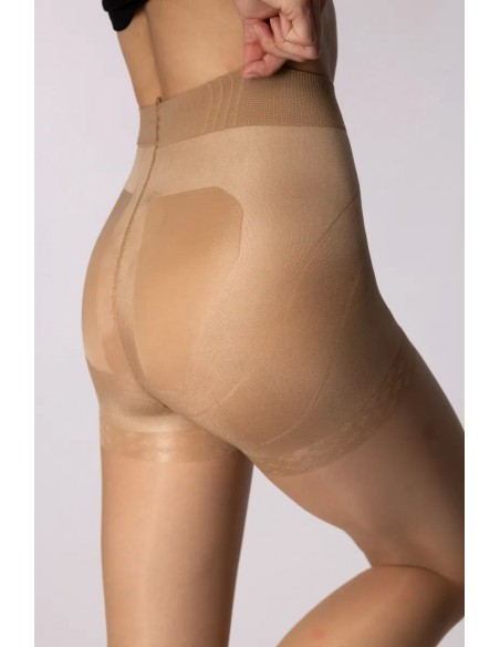 Mona Push-up 40 den - Ciorap compresiv cu chilot modelator