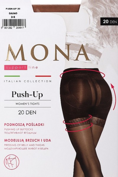 Mona Push-up 20 den - Ciorap compresiv cu chilot modelator