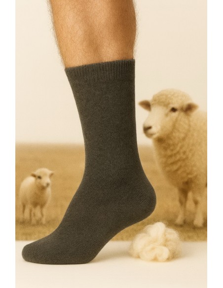 Sosete subtiri 85% lana naturala - Glam