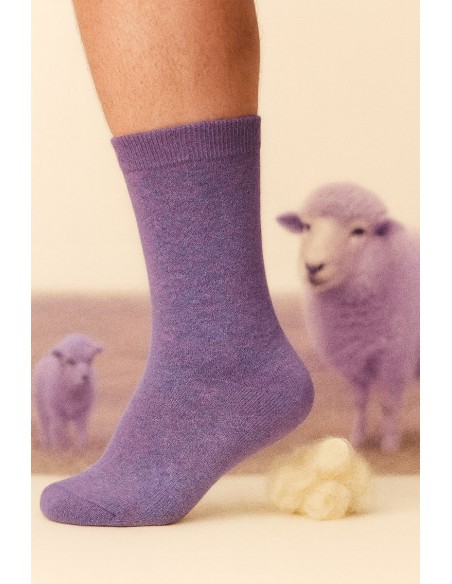 Sosete dama subtiri 85% lana naturala - Glam Milano