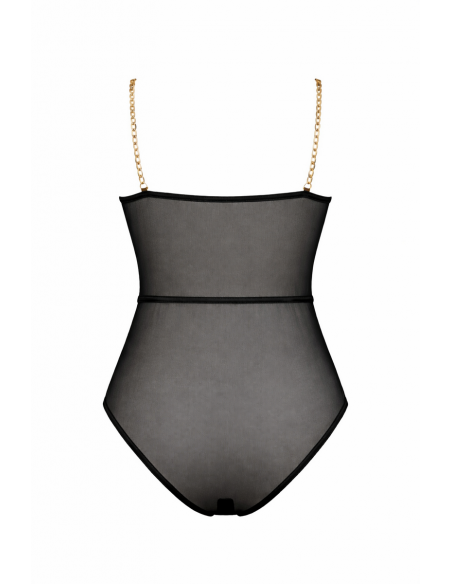 Corset body dama din tulle cu cupe