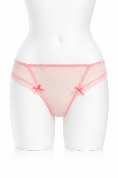 Chiloti dama din tulle roz - Sisi