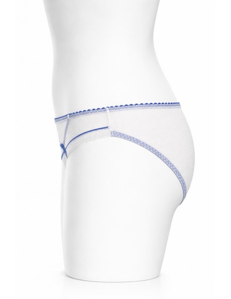 Chiloti dama din tulle alb - Sisi