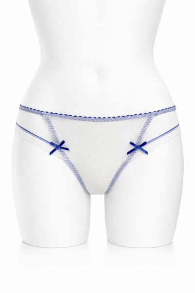 Chiloti dama din tulle alb - Sisi Azzuro