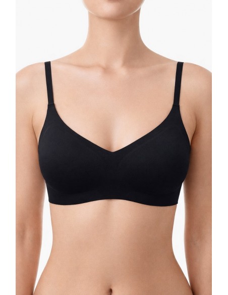 Bustiera din microfibra cu push-up