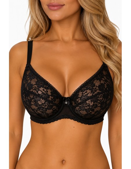 Sutien cu burete subtire si dantela - Lanny 11730