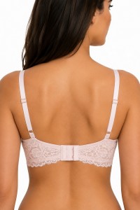 Sutien dama Lemila cu burete subtire si dantela 2