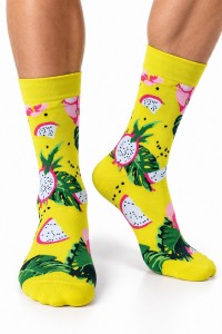 Sosete barbati din bumbac cu fructul dragonului 2
